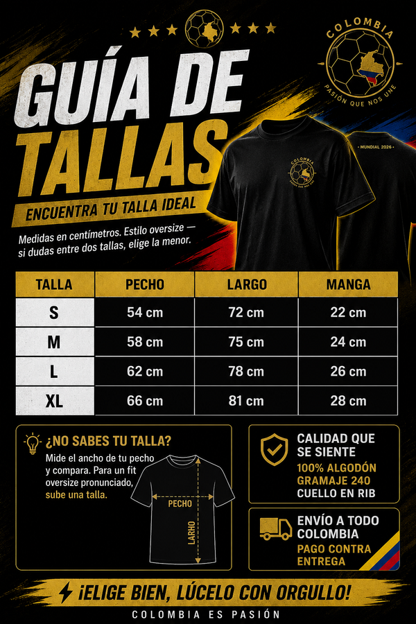 Guía de tallas